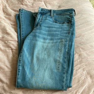 New American Eagle super stretch skinny kick. Size 14 short.